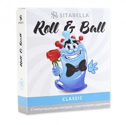 стимулирующий презерватив-насадка Roll  Ball Classic