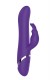 Фиолетовый вибратор-кролик с пуш-эффектом Naghi NO.39 Rechargeable Thruster Vibe - 15 см.