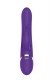 Фиолетовый вибратор-кролик с пуш-эффектом Naghi NO.39 Rechargeable Thruster Vibe - 15 см.