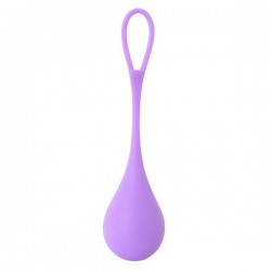 Фиолетовый вагинальный шарик Layla Tulipano