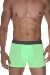 Салатовые хлопковые трусы-боксеры Darkzone