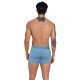 Синие трусы-боксеры с эффектом перфорации Euphoria Boxer Clever Masculine Underwear