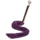 Фиолетовая плеть Cherished Collection Suede Flogger - 63,5 см.