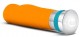Оранжевый вибромассажер Lucent - 17,2 см.