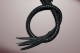 Чёрная кожаная плеть Стёгалка-погонялка! - 65 см.