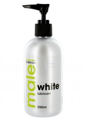 Анальная смазка на водной основе Male Cobeco White Lubricant - 250 мл.