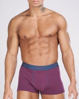 Мужские трусы-боксеры с контрастной отстрочкой Opium