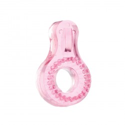 Розовое эрекционное кольцо Super Stretch Stimulator Sleeve Розовое эрекционное кольцо Super Stretch Stimulator Sleeve