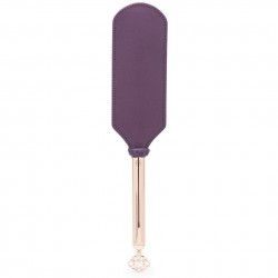 Фиолетовый пэддл Cherished Collection Leather and Suede Paddle - 41 см.