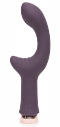 Фиолетовый вибратор Lavish Attention Rechargeable Clitoral  G-Spot Vibrator - 18,4 см.