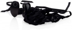 Черные кружевные трусики с вибростимулятором 10-Function Little Black Panty with Ties