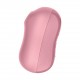 Розовый вакуум-волновой вибростимулятор Cotton Candy