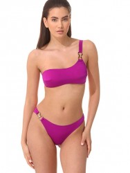 Соблазнительный раздельный купальник: лиф на одно плечо и плавки-бразилиана Jolidon