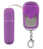 Фиолетовый вибростимулятор Remote Vibrating Bullet