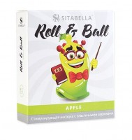 Стимулирующий презерватив-насадка Roll  Ball Apple