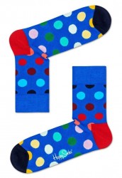 Носки унисекс Faded Dot 1/2 Crew Sock в цветной горох Happy socks