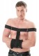 Черная сбруя на предплечья с фиксацией рук Torso Restraints