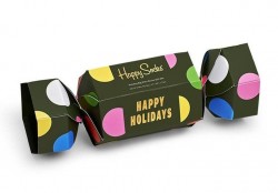 Носки унисекс 1-Pack Holiday Dots Socks Gift Set в подарочной упаковке Happy socks
