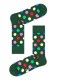 Носки унисекс 1-Pack Holiday Dots Socks Gift Set в подарочной упаковке Happy socks