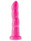 Ярко-розовый анальный стимулятор 6 Twister - 16,5 см.