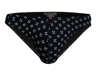 Черные мужские трусы-слипы с принтом Darkzone