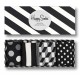Подарочный набор носков 4-Pack Classic Black & White Socks Gift Set Happy socks