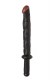 Чёрный фаллоимитатор с ручкой Bigstuff Dong With Handle - 47 см.