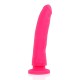 Розовый фаллоимитатор из силикона Delta Сlub Toys Dong Pink Silicone - 20 см.