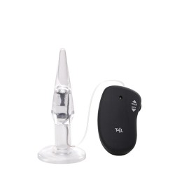 Прозрачная анальная пробка с вибрацией Vibrating Plug Jammy Jelly Anal Point Of Pleasure Small - 13,5 см. Прозрачная анальная пробка с вибрацией Vibrating Plug Jammy Jelly Anal Point Of Pleasure Small - 13,5 см.