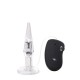 Прозрачная анальная пробка с вибрацией Vibrating Plug Jammy Jelly Anal Point Of Pleasure Small - 13,5 см.