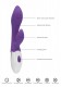 Фиолетовый вибратор Alexis с 10 режимами вибрации - 20 см.