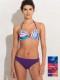 Раздельный купальник с лифом пуш-ап в полоску Lormar