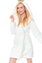 Плюшевый халат с короной на капюшоне Doctor Nap