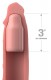 Телесная насадка-удлинитель 3 Inch Silicone Mega X-tension - 22,9 см.