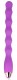 Фиолетовый ребристый вибромассажер - 30,5 см.