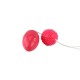 Розовые двойные анальные шарики